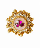Royal Lotus Charm Ring