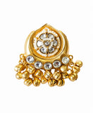 Royal Kundan Ghungroo Ring