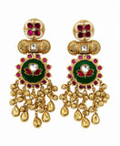 Regal Lotus Charm Earrings