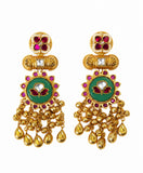 Regal Lotus Charm Earrings