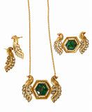 Royal Peacock Gemstone Jewelry Set