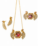 Royal Peacock Gemstone Jewelry Set