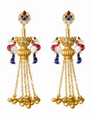 Royal Mayur Tassel Earrings