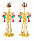 Royal Mayur Tassel Earrings