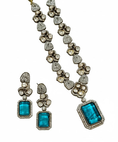 Ocean Solitaire Polki Set