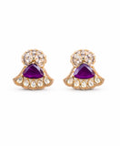 Regal Trilliant Chand Bloom Earrings