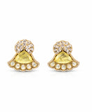 Regal Trilliant Chand Bloom Earrings