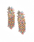 Enamel Petal Blossom Earrings