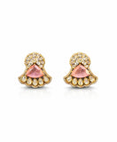 Regal Trilliant Chand Bloom Earrings