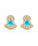 Regal Trilliant Chand Bloom Earrings