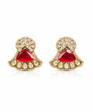 Regal Trilliant Chand Bloom Earrings