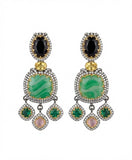 Emerald Noir Luxe Earrings