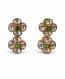 Royal Floral Kundan Stud Earrings