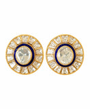Royal Kundan Round Stud Earrings
