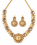 Floral Kundan Necklace Set