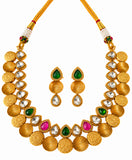 Antique Gold Coin Necklace Set
