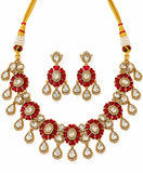 Royal Floral Kundan Necklace Set