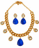 Royal Statement Teardrop Necklace Set