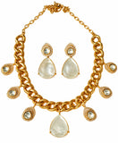 Royal Statement Teardrop Necklace Set