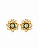 Kundan Floral Stud Earrings