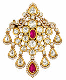 Royal Stone Embellished Designer Brooch