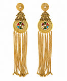Royal Multicolor Long Dangler Earrings