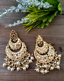 Saanvi Mirror Statement Earrings