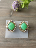 Roopa Mirror Stud Earrings