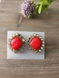 Roopa Mirror Stud Earrings