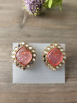 Roopa Mirror Stud Earrings