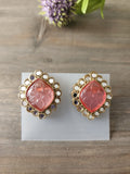 Roopa Mirror Stud Earrings