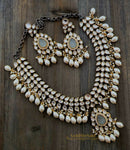 Dipika Kundan Necklace and Earrings Set